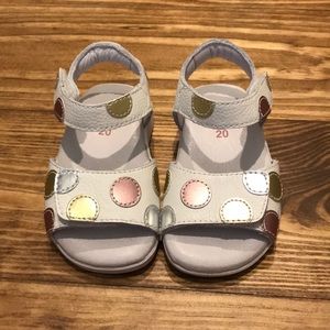 Polka Dot PediPed Sandals